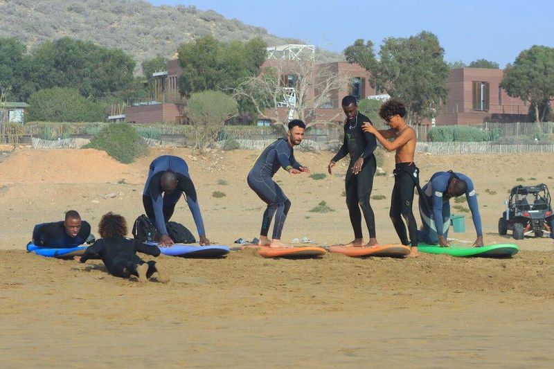 Surfboards and wetsuits available to rent in Taghazout, Morocco