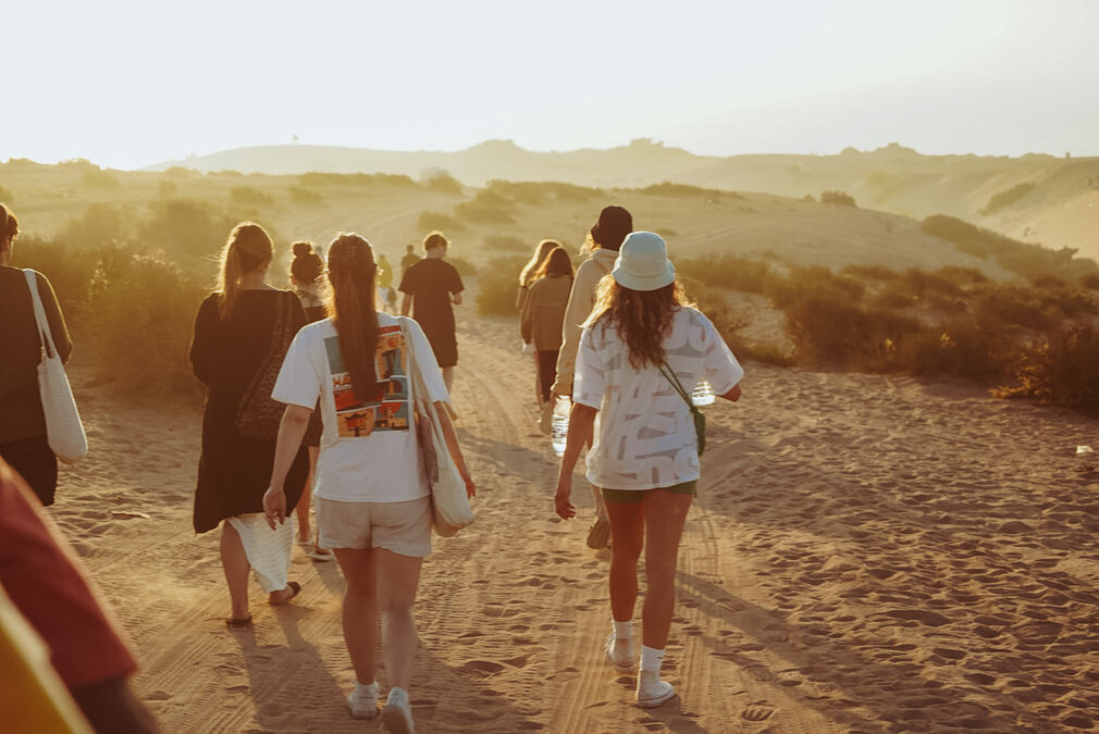 Sandboarding in Taghazout